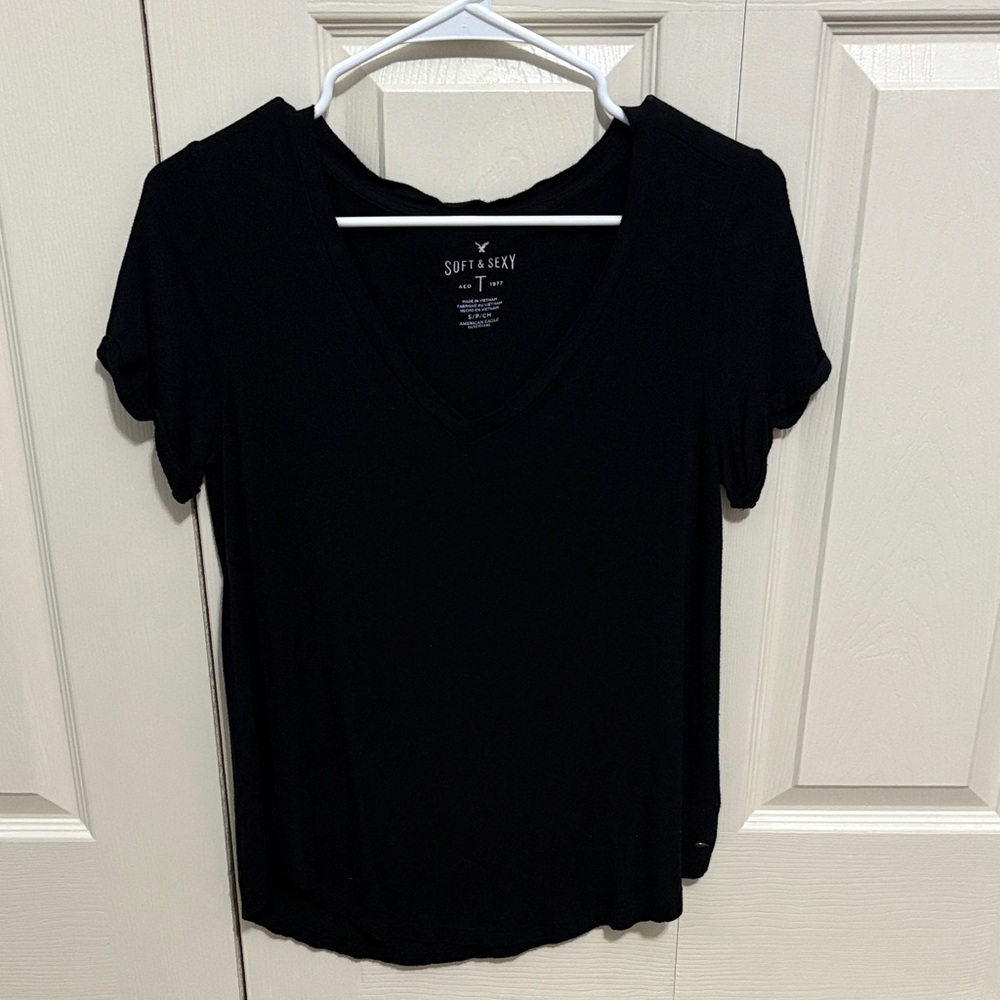 Black V-Neck